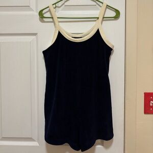 HATCH Collection Izzy Romper Navy Blue 0